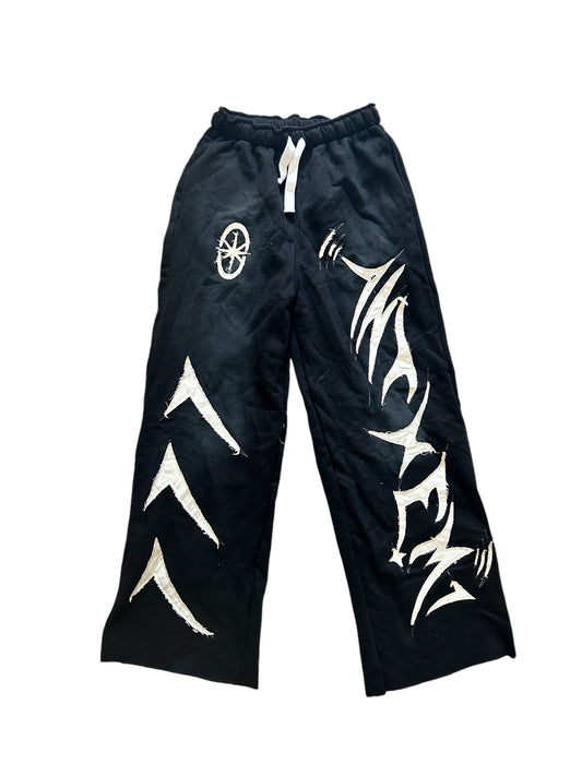 BLACK "ANTHEM7" SWEATPANTS